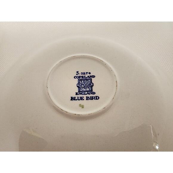 TEA CUP & SAUCER-S3274 COPELAND ENGLAND-"BlueBird" - Picture 6 of 7